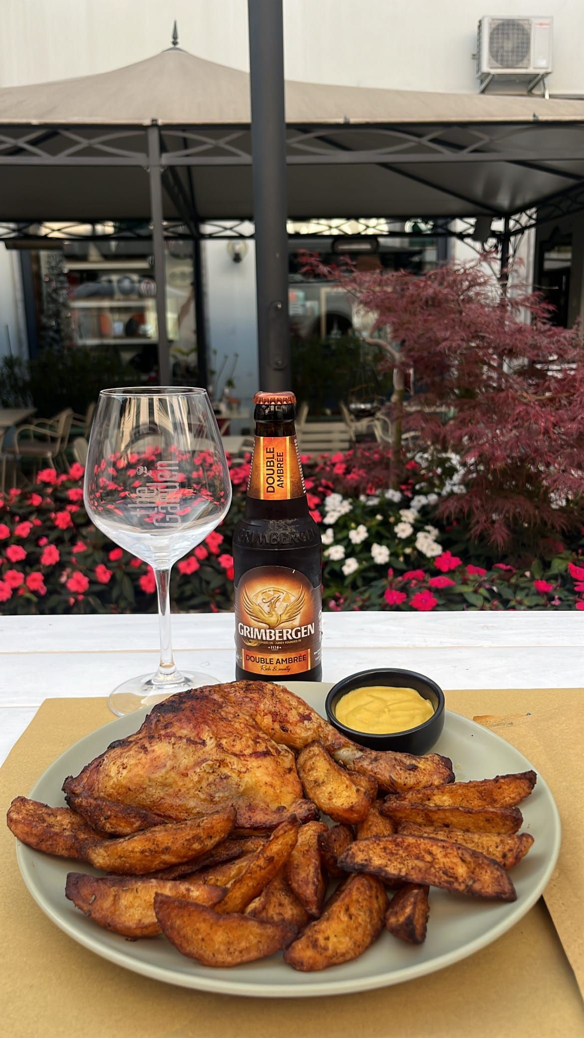 Pollo e patate con birra